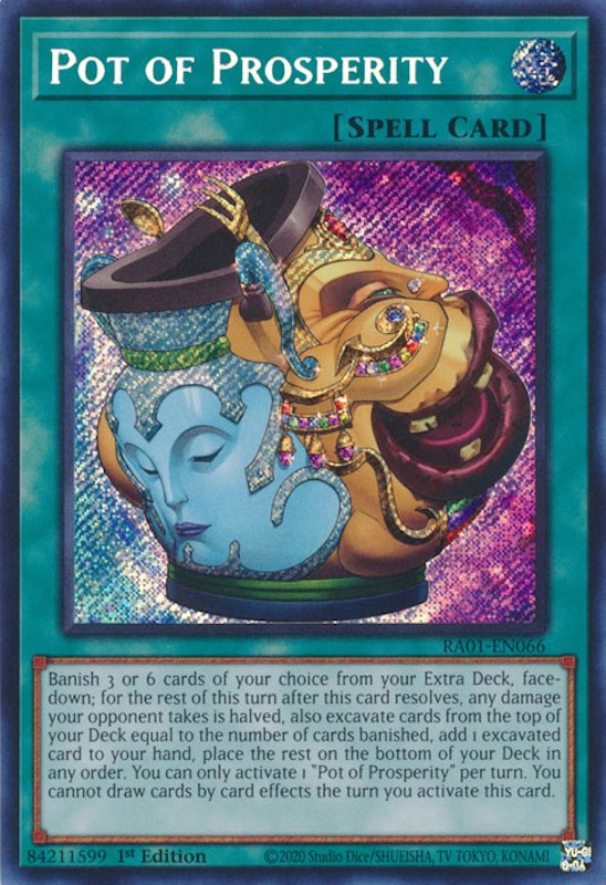 Pot of Prosperity [RA01-EN066] Secret Rare | L.A. Mood Comics and Games