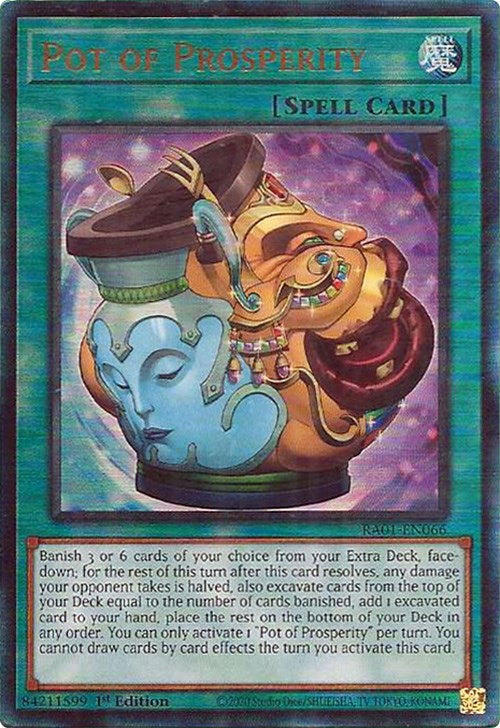 Pot of Prosperity [RA01-EN066] Prismatic Ultimate Rare | L.A. Mood Comics and Games