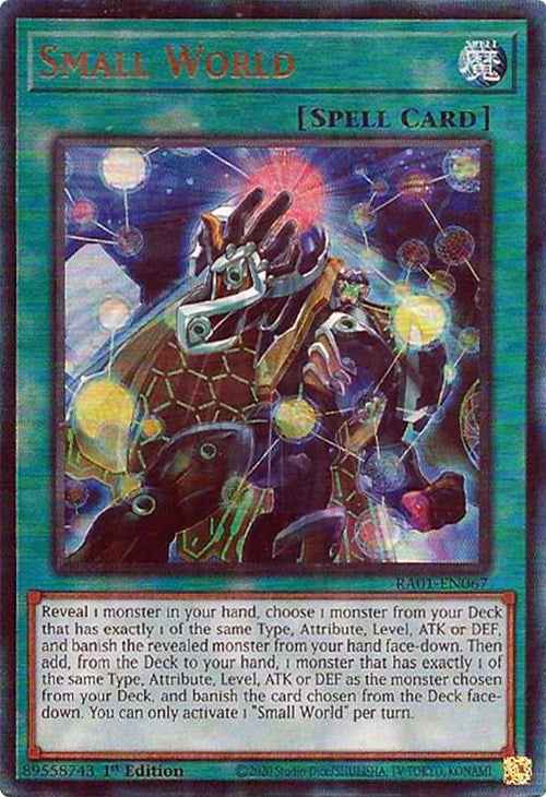 Small World [RA01-EN067] Prismatic Ultimate Rare | L.A. Mood Comics and Games