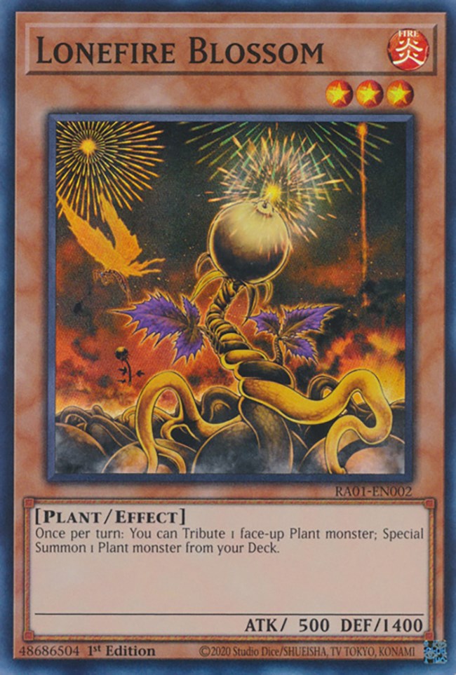 Lonefire Blossom [RA01-EN002] Super Rare | L.A. Mood Comics and Games