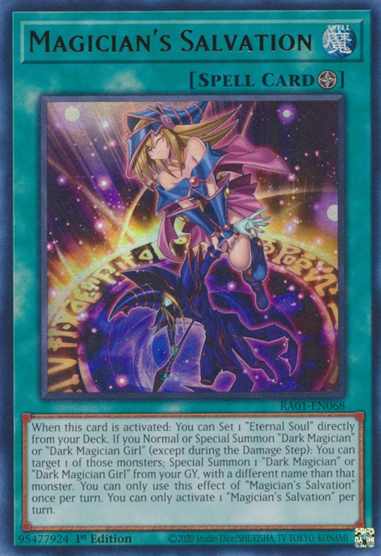 Magician's Salvation [RA01-EN068] Ultra Rare | L.A. Mood Comics and Games