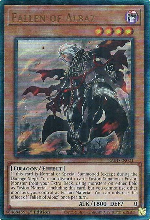 Fallen of Albaz [RA01-EN021] Prismatic Ultimate Rare | L.A. Mood Comics and Games