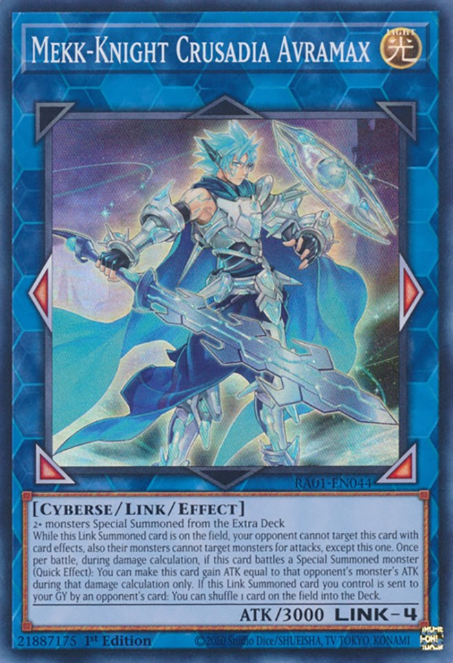 Mekk-Knight Crusadia Avramax [RA01-EN044] Super Rare | L.A. Mood Comics and Games