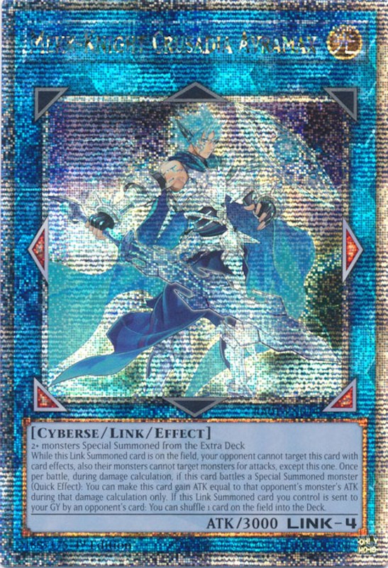 Mekk-Knight Crusadia Avramax [RA01-EN044] Quarter Century Secret Rare | L.A. Mood Comics and Games