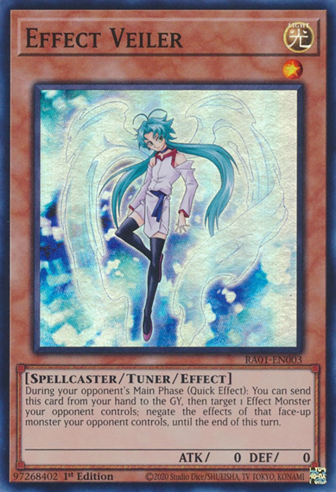 Effect Veiler [RA01-EN003] Super Rare | L.A. Mood Comics and Games