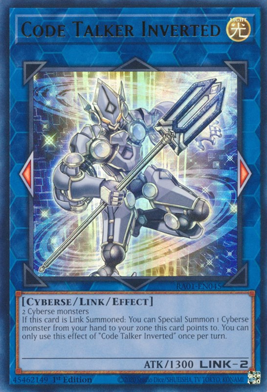 Code Talker Inverted [RA01-EN045] Ultra Rare | L.A. Mood Comics and Games