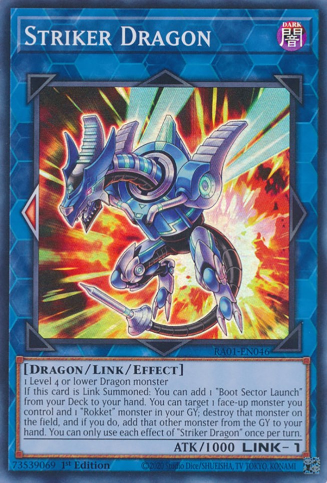 Striker Dragon [RA01-EN046] Super Rare | L.A. Mood Comics and Games