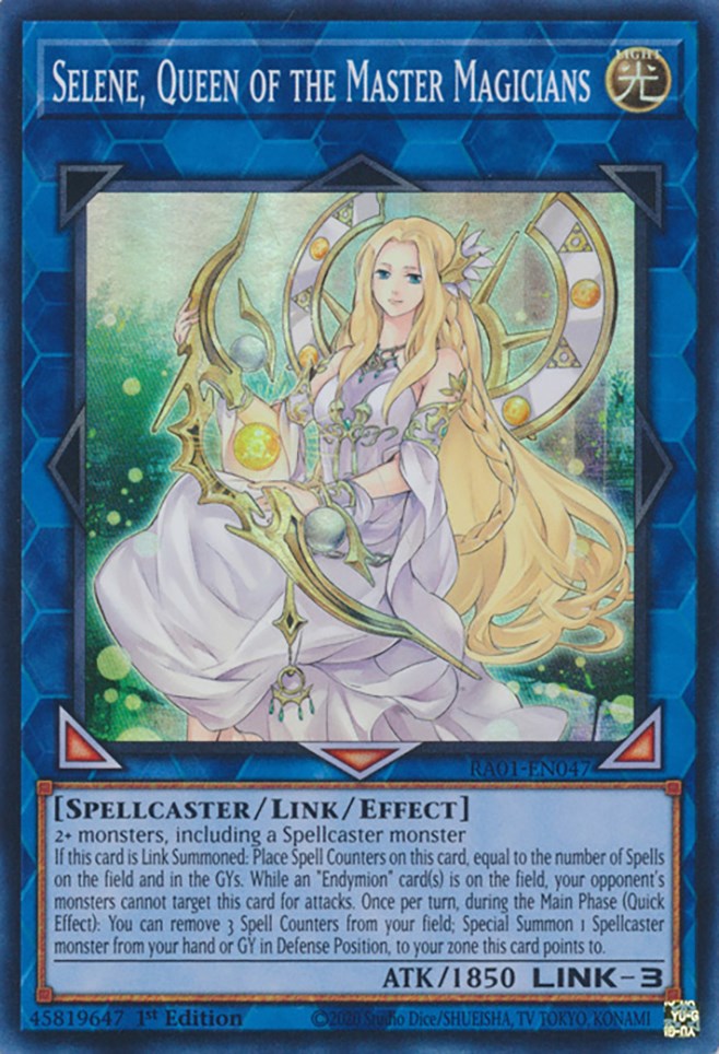 Selene, Queen of the Master Magicians [RA01-EN047] Super Rare | L.A. Mood Comics and Games