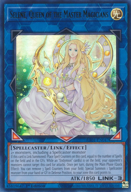 Selene, Queen of the Master Magicians [RA01-EN047] Ultra Rare | L.A. Mood Comics and Games