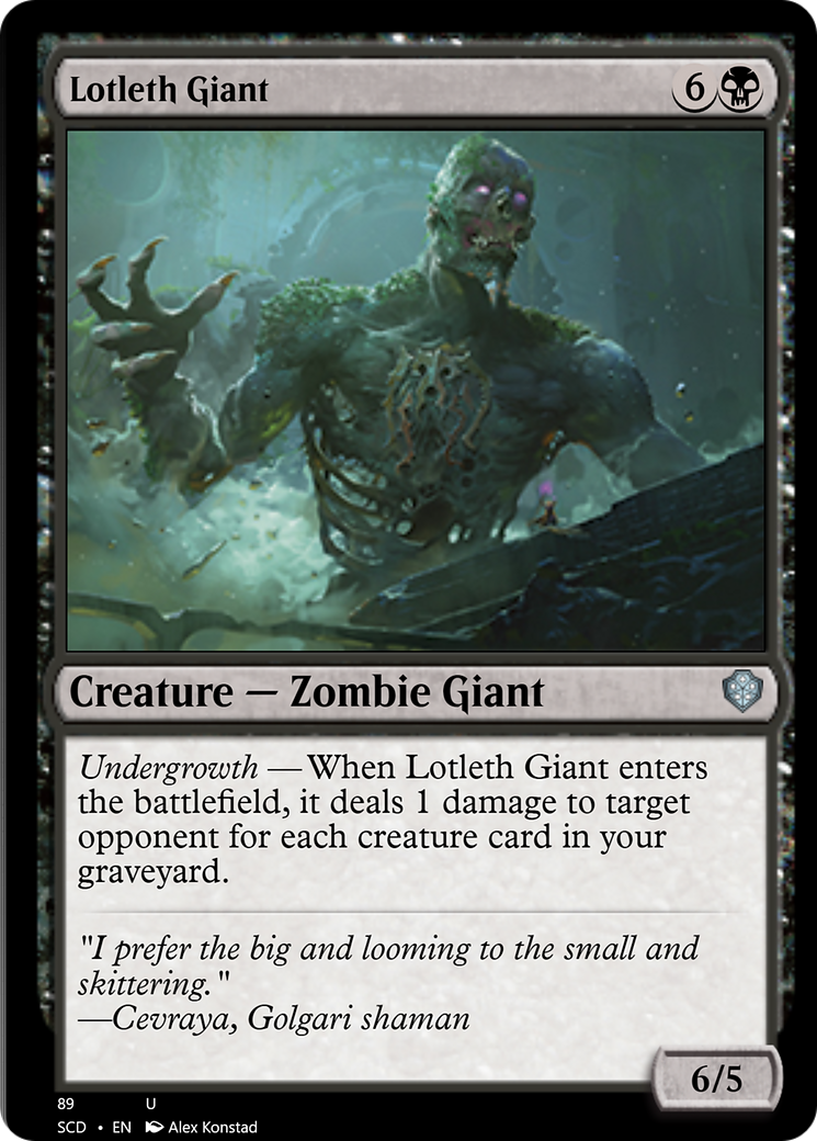 Lotleth Giant [Starter Commander Decks] | L.A. Mood Comics and Games