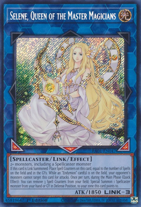 Selene, Queen of the Master Magicians [RA01-EN047] Secret Rare | L.A. Mood Comics and Games