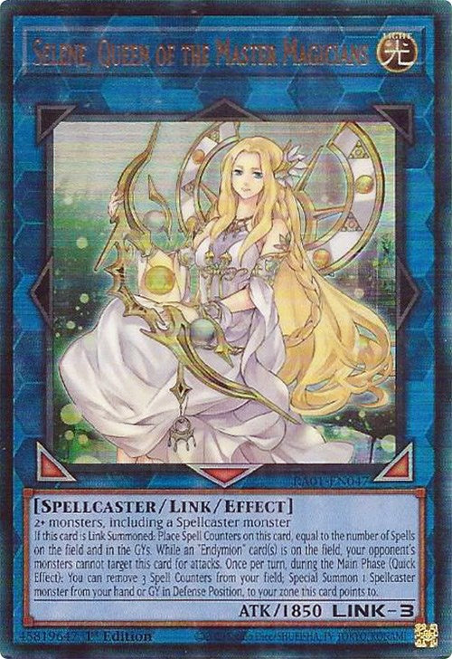 Selene, Queen of the Master Magicians [RA01-EN047] Prismatic Ultimate Rare | L.A. Mood Comics and Games