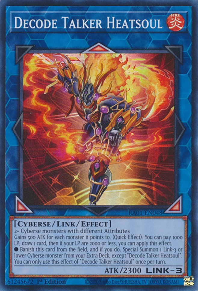 Decode Talker Heatsoul [RA01-EN048] Super Rare | L.A. Mood Comics and Games
