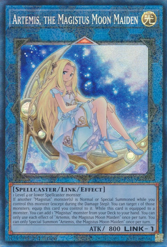 Artemis, the Magistus Moon Maiden [RA01-EN049] Prismatic Collector's Rare | L.A. Mood Comics and Games