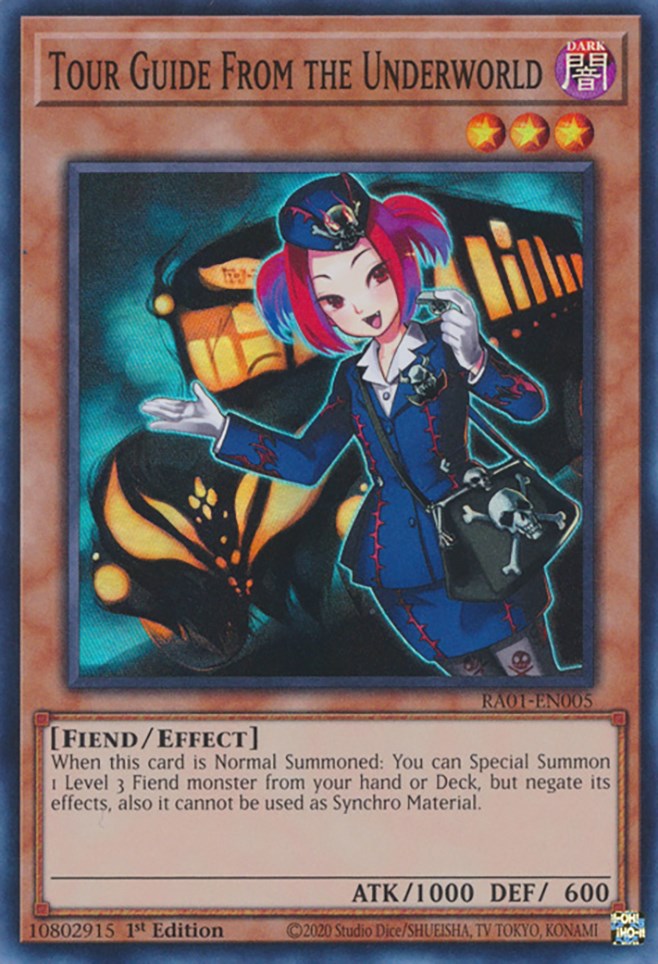 Tour Guide From the Underworld [RA01-EN005] Super Rare | L.A. Mood Comics and Games