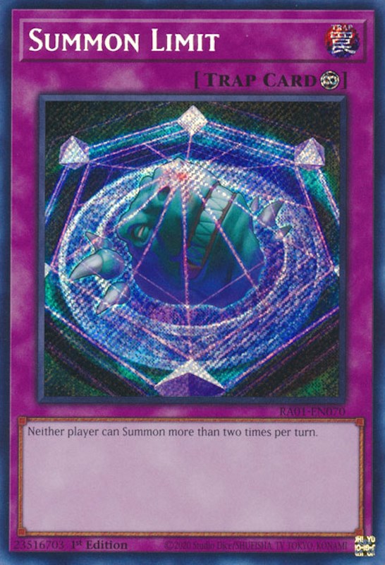 Summon Limit [RA01-EN070] Secret Rare | L.A. Mood Comics and Games