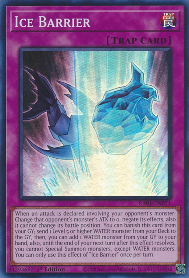 Ice Barrier [RA01-EN071] Super Rare | L.A. Mood Comics and Games