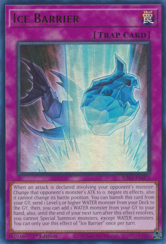 Ice Barrier [RA01-EN071] Ultra Rare | L.A. Mood Comics and Games