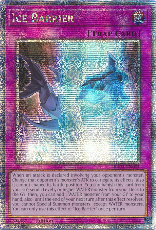 Ice Barrier [RA01-EN071] Quarter Century Secret Rare | L.A. Mood Comics and Games