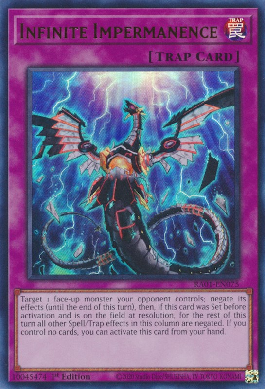 Infinite Impermanence [RA01-EN075] Ultra Rare | L.A. Mood Comics and Games