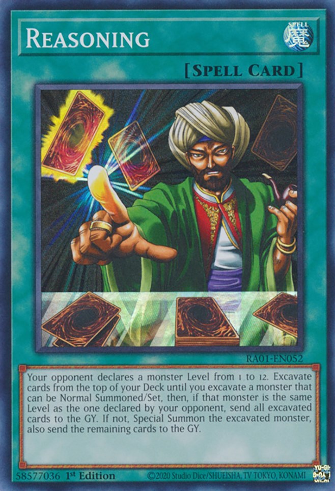 Reasoning [RA01-EN052] Super Rare | L.A. Mood Comics and Games