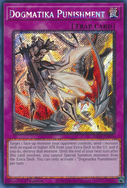 Dogmatika Punishment [RA01-EN076] Platinum Secret Rare | L.A. Mood Comics and Games