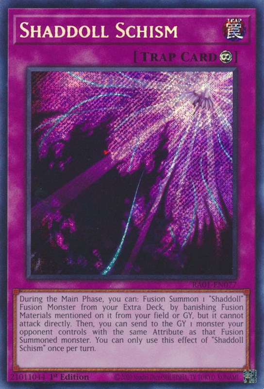 Shaddoll Schism [RA01-EN077] Secret Rare | L.A. Mood Comics and Games