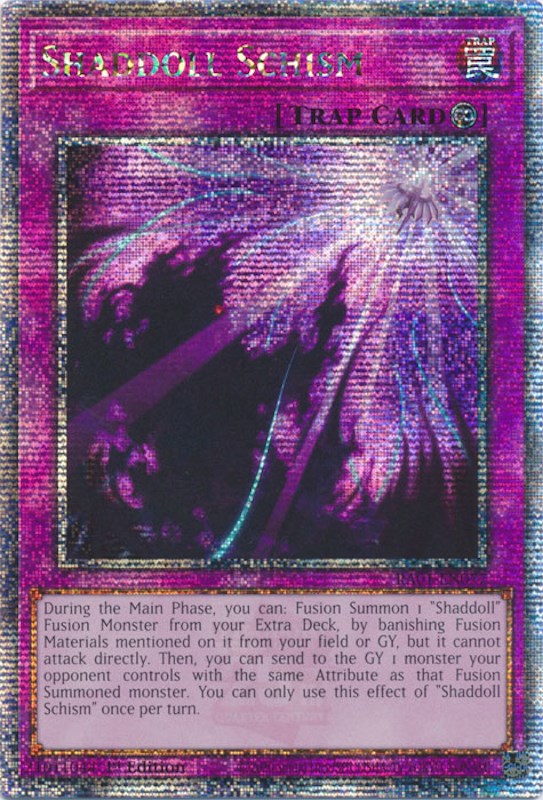 Shaddoll Schism [RA01-EN077] Quarter Century Secret Rare | L.A. Mood Comics and Games