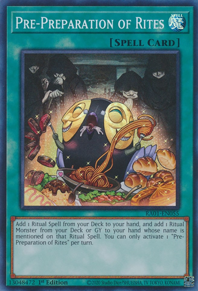 Pre-Preparation of Rites [RA01-EN055] Super Rare | L.A. Mood Comics and Games