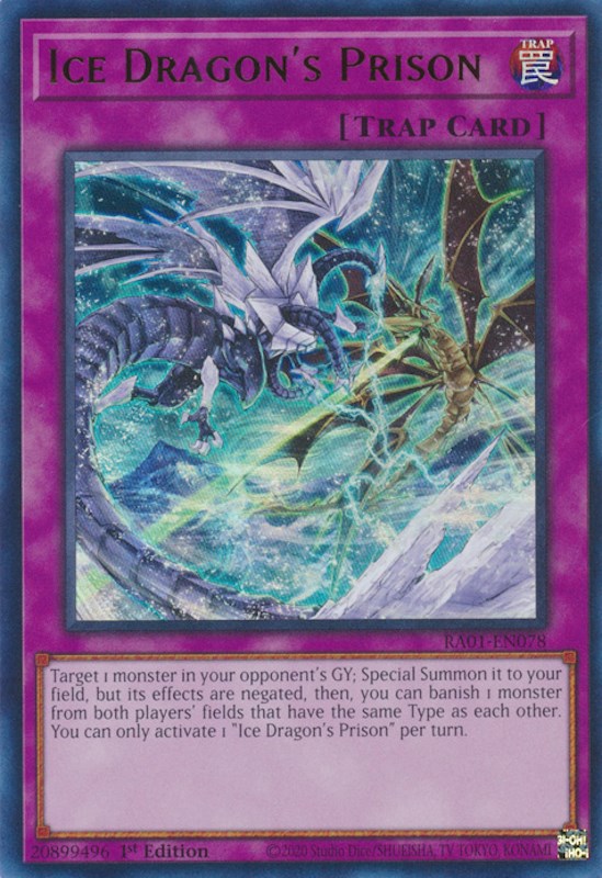 Ice Dragon's Prison [RA01-EN078] Ultra Rare | L.A. Mood Comics and Games