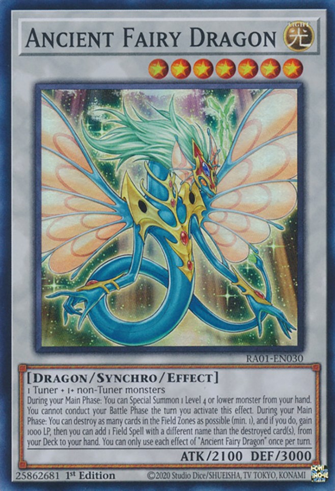 Ancient Fairy Dragon [RA01-EN030] Super Rare | L.A. Mood Comics and Games