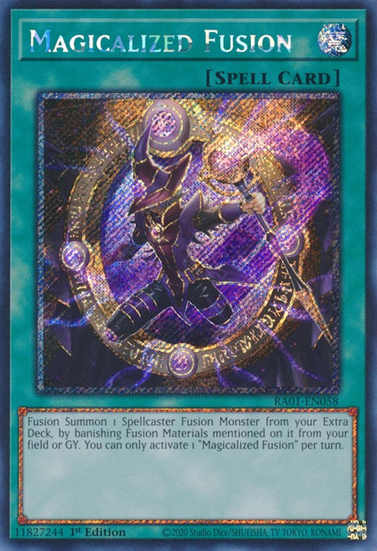 Magicalized Fusion [RA01-EN058] Platinum Secret Rare | L.A. Mood Comics and Games