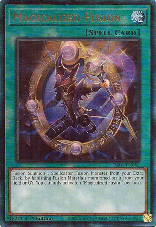 Magicalized Fusion [RA01-EN058] Prismatic Ultimate Rare | L.A. Mood Comics and Games