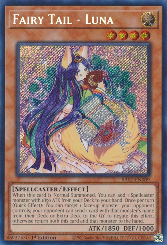 Fairy Tail - Luna [RA01-EN009] Secret Rare | L.A. Mood Comics and Games