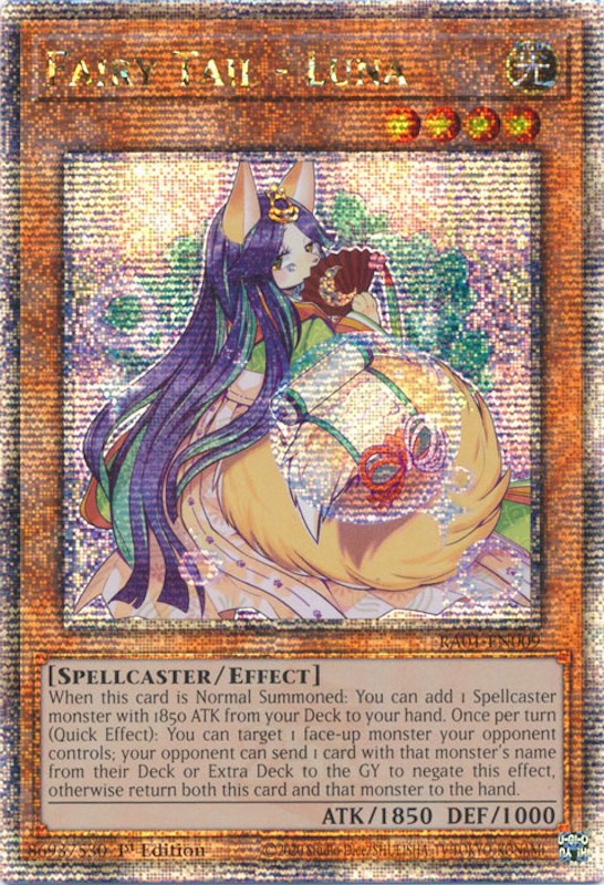 Fairy Tail - Luna [RA01-EN009] Quarter Century Secret Rare | L.A. Mood Comics and Games