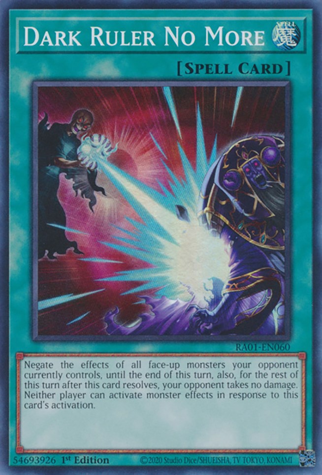Dark Ruler No More [RA01-EN060] Super Rare | L.A. Mood Comics and Games