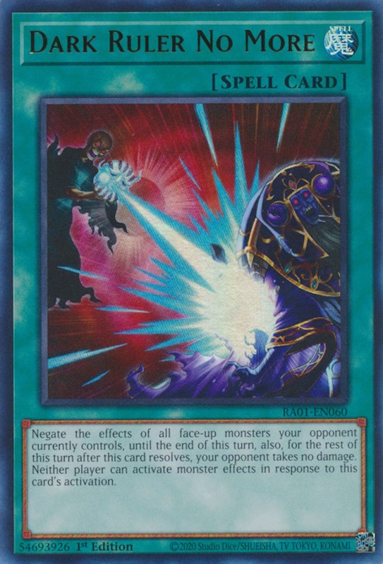 Dark Ruler No More [RA01-EN060] Ultra Rare | L.A. Mood Comics and Games