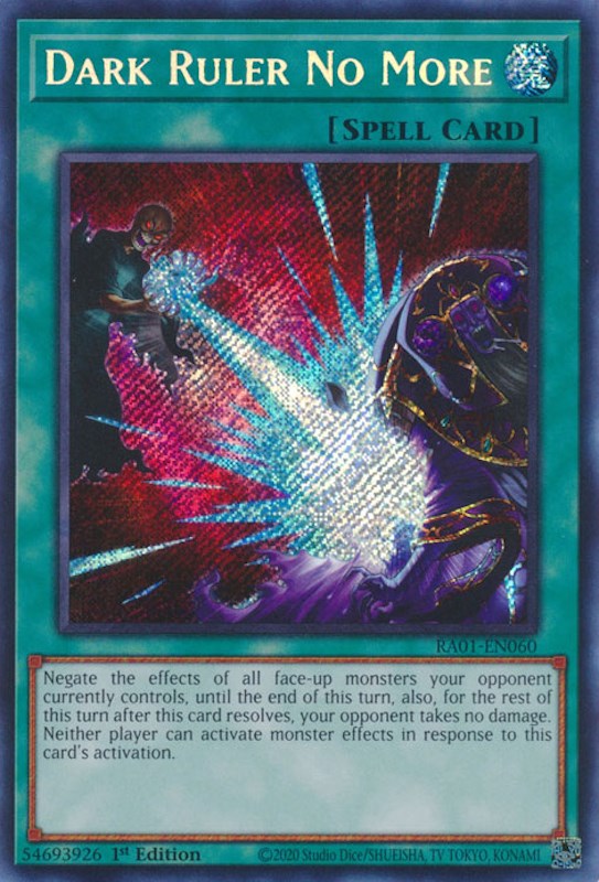 Dark Ruler No More [RA01-EN060] Secret Rare | L.A. Mood Comics and Games