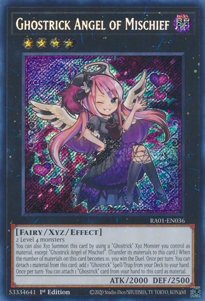 Ghostrick Angel of Mischief [RA01-EN036] Super Rare | L.A. Mood Comics and Games