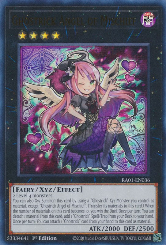 Ghostrick Angel of Mischief [RA01-EN036] Ultra Rare | L.A. Mood Comics and Games
