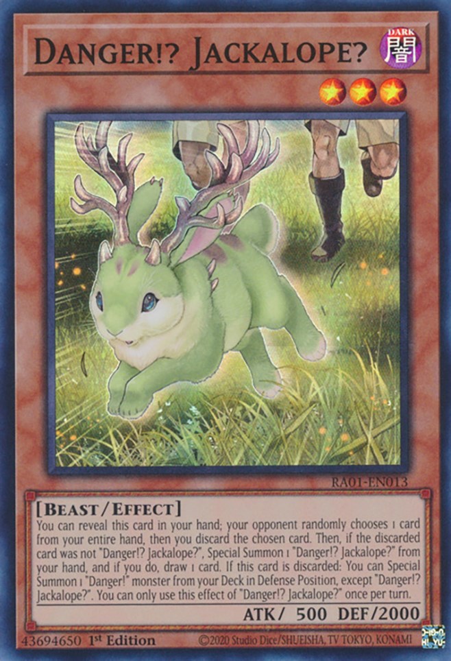 Danger!? Jackalope? [RA01-EN013] Super Rare | L.A. Mood Comics and Games