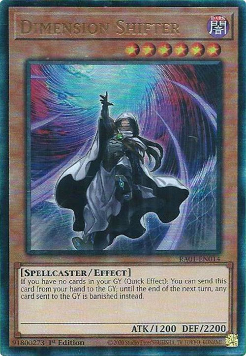 Dimension Shifter [RA01-EN014] Prismatic Ultimate Rare | L.A. Mood Comics and Games