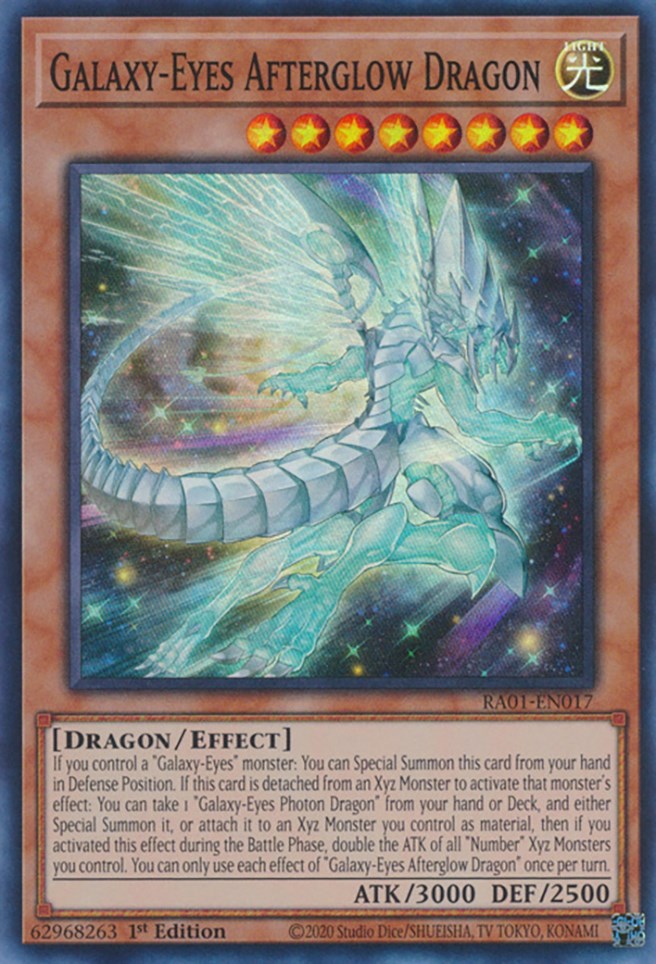 Galaxy-Eyes Afterglow Dragon [RA01-EN017] Super Rare | L.A. Mood Comics and Games