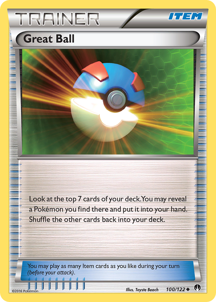 Great Ball (100/122) [XY: BREAKpoint] | L.A. Mood Comics and Games