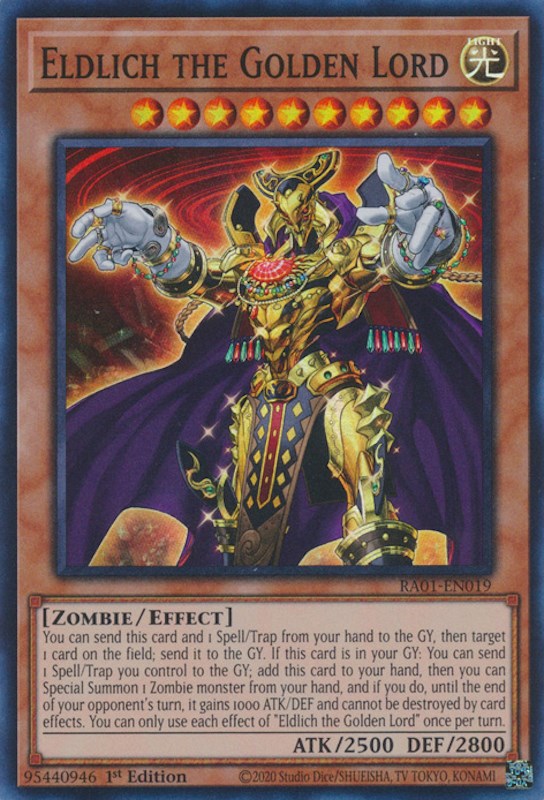 Eldlich the Golden Lord [RA01-EN019] Super Rare | L.A. Mood Comics and Games