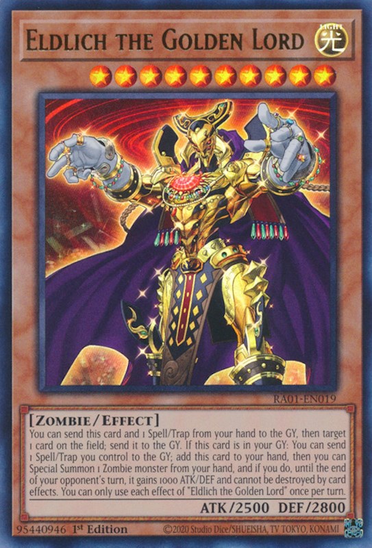 Eldlich the Golden Lord [RA01-EN019] Ultra Rare | L.A. Mood Comics and Games