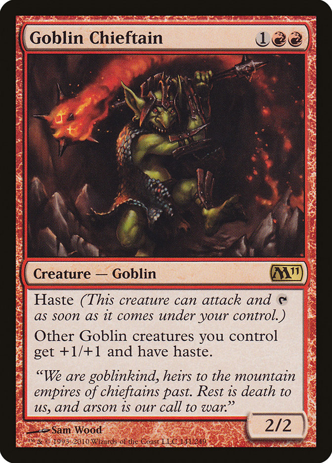 Goblin Chieftain [Magic 2011] | L.A. Mood Comics and Games