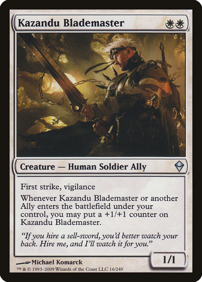 Kazandu Blademaster [Zendikar] | L.A. Mood Comics and Games
