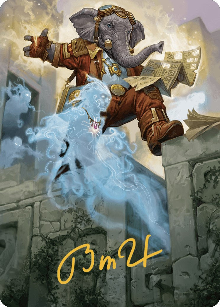 Quintorius Kand Art Card (37/81) (Gold-Stamped Signature) [The Lost Caverns of Ixalan Art Series] | L.A. Mood Comics and Games