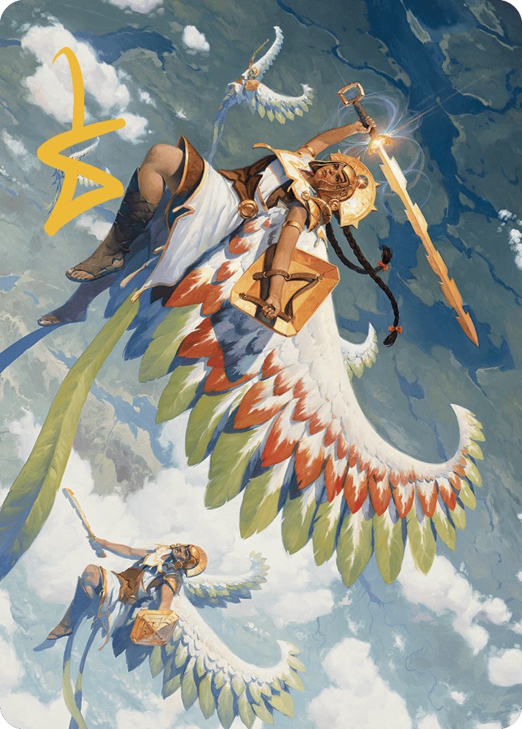 Resplendent Angel Art Card (5/81) (Gold-Stamped Signature) [The Lost Caverns of Ixalan Art Series] | L.A. Mood Comics and Games